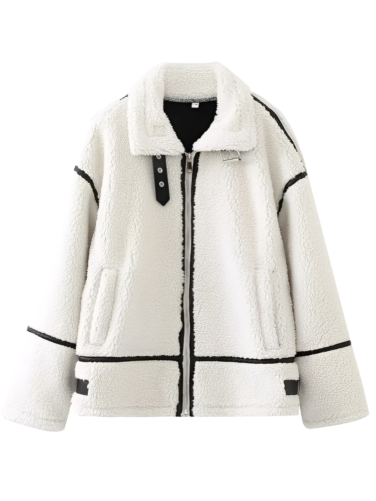 Larah – Geacă de iarnă Teddy