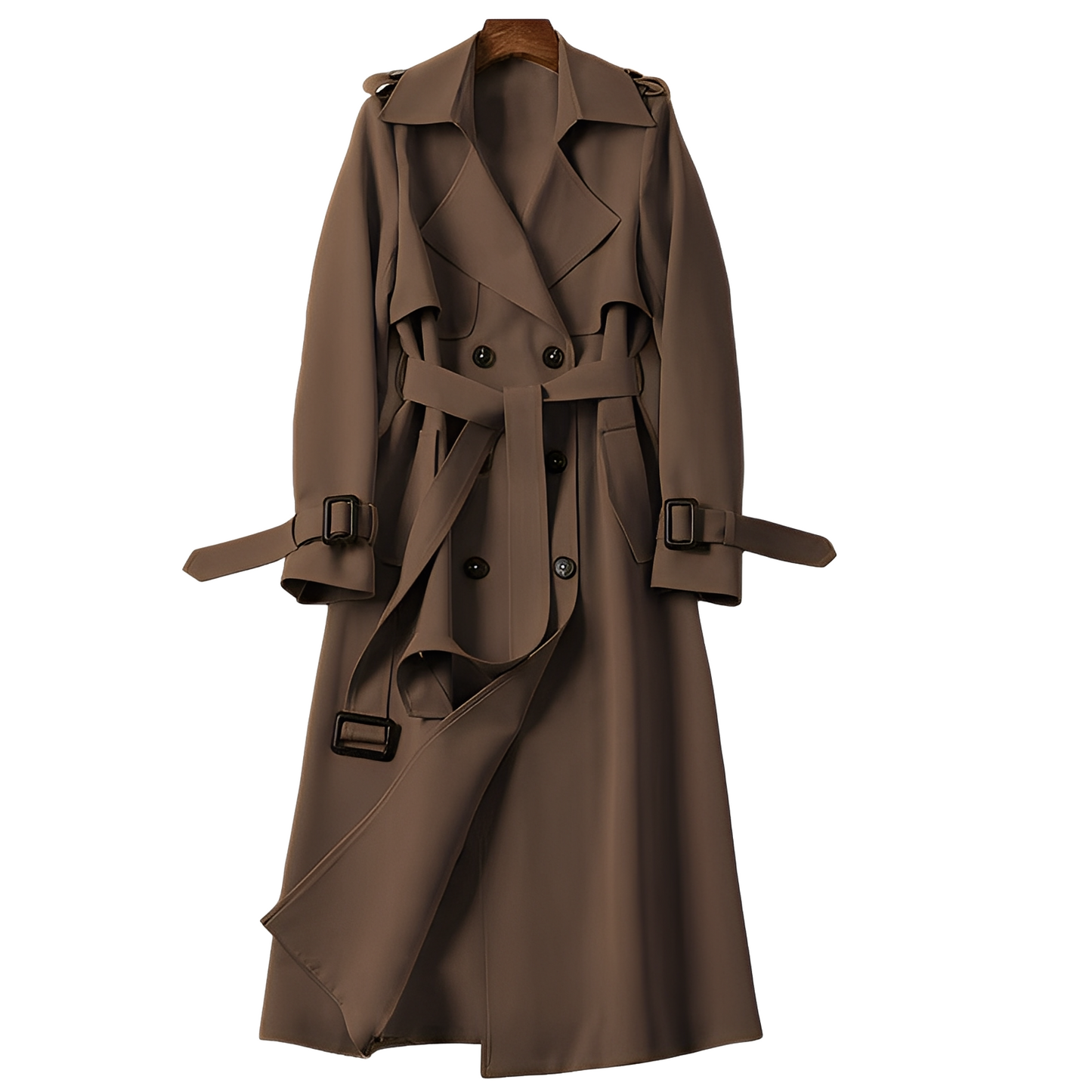 Patricia - Trench elegant cu butoane pentru doamne