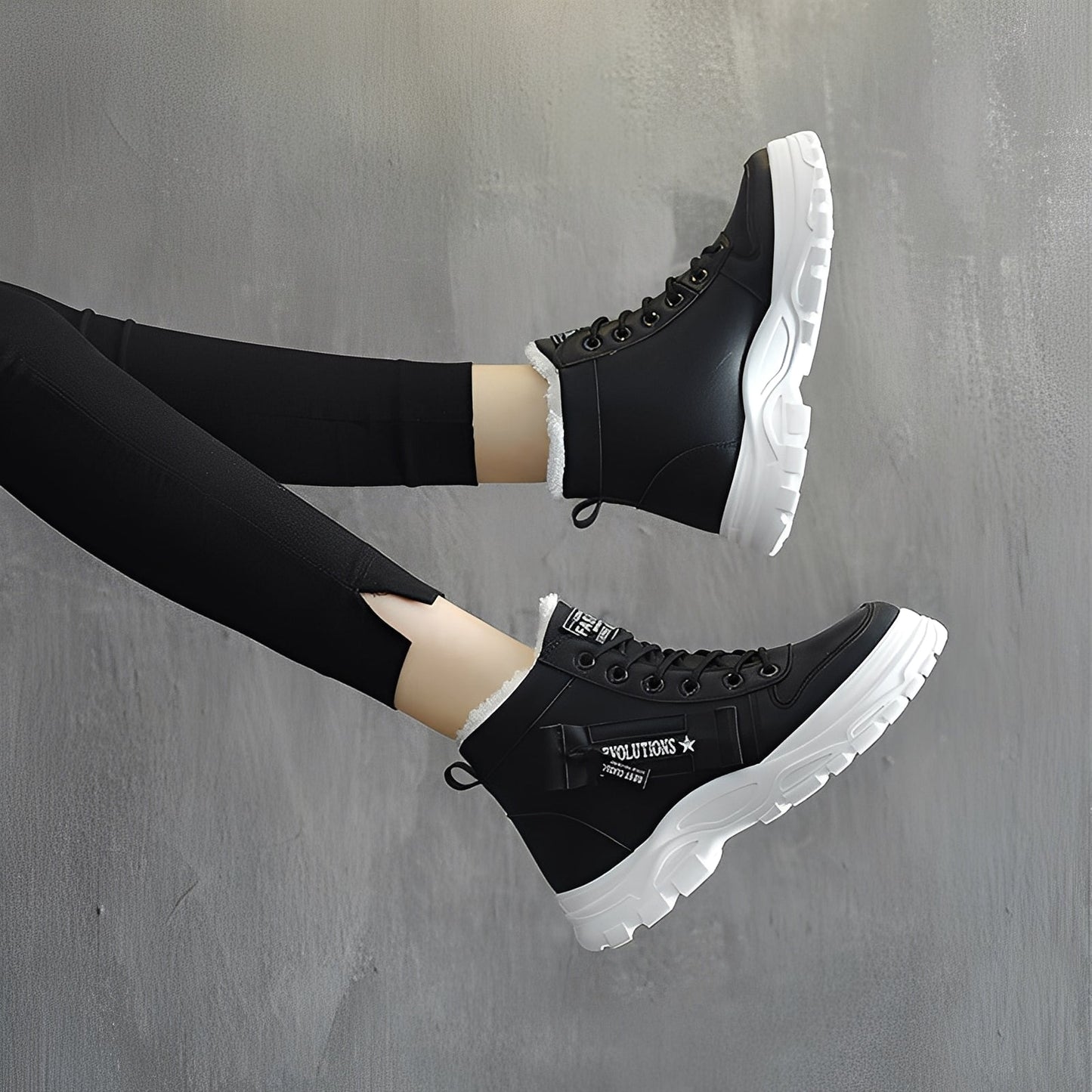 Jazmine - Cizme de damă elegante din pluș