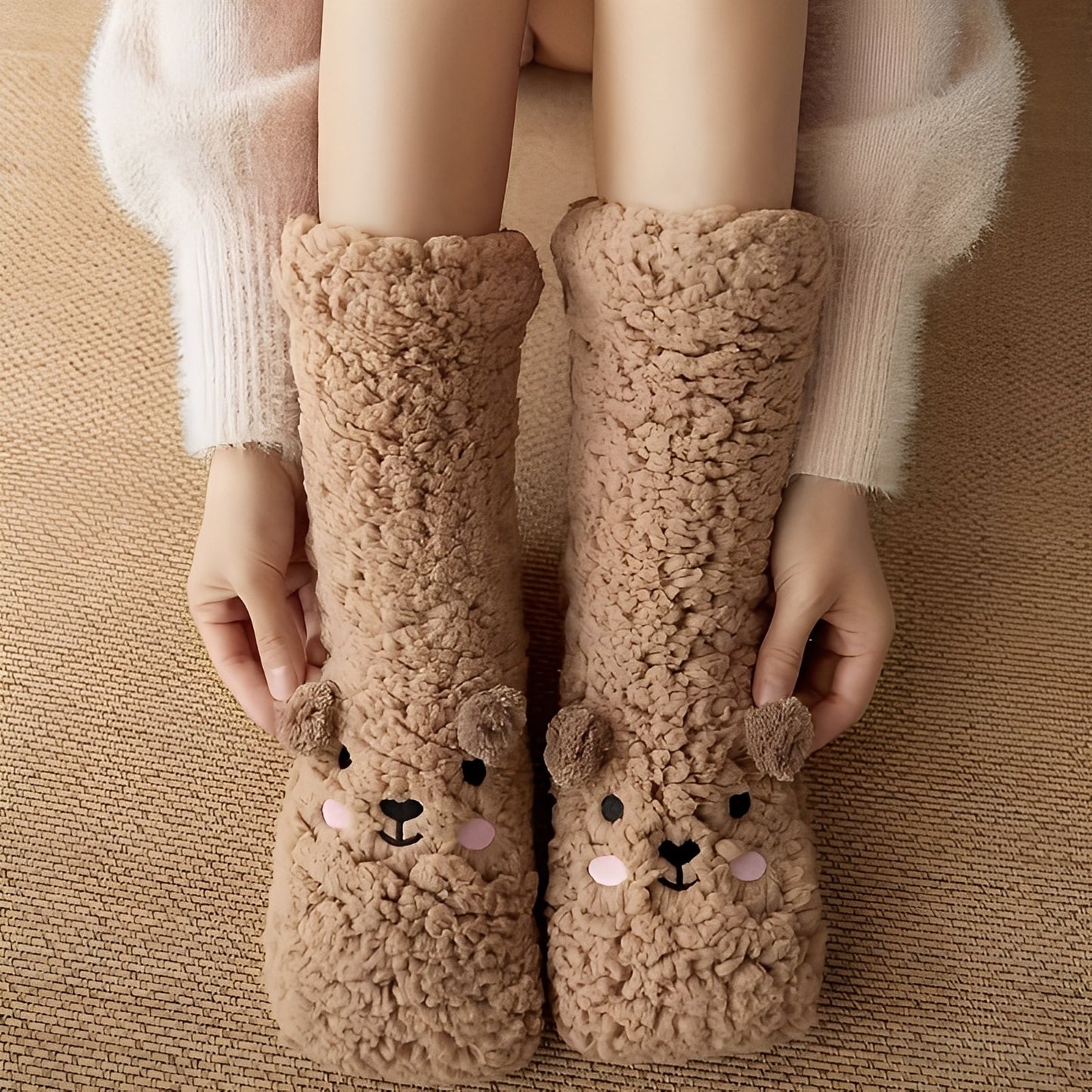 Caelie - Șosete din fleece groase, dulci și elegante pentru femei