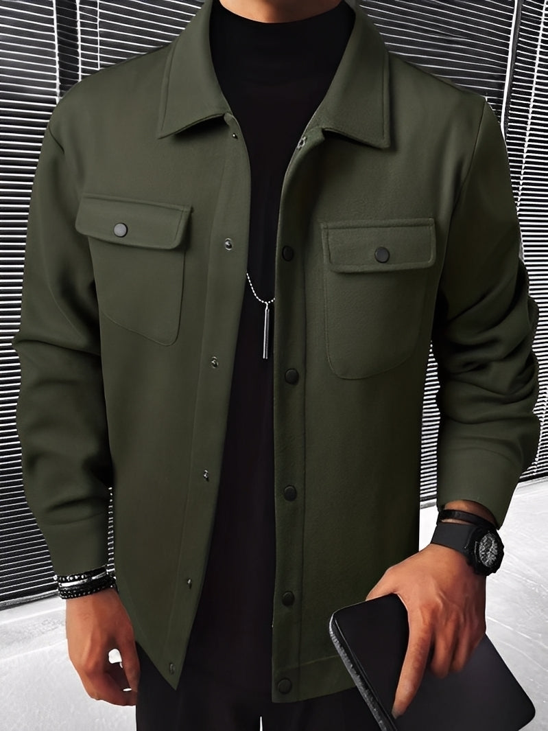 Clinton - Sacou modern pentru bărbați cu revere și buzunare