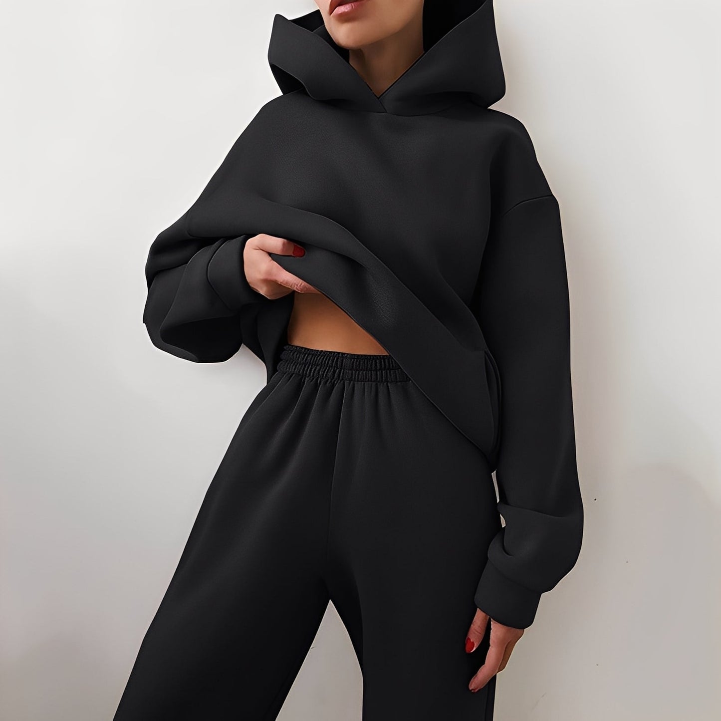 Wenona - Set confortabil de dame cu glugă pentru activități recreative