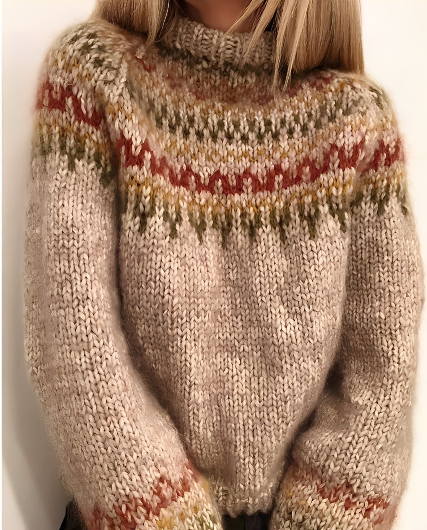 Macey - Pulover tricotat călduros pentru femei