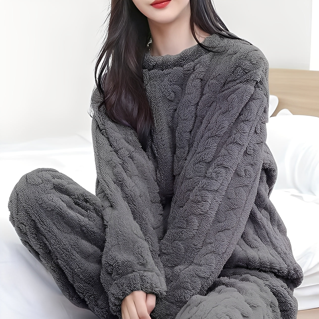 Kilie - Set practic și confortabil din fleece pentru femei