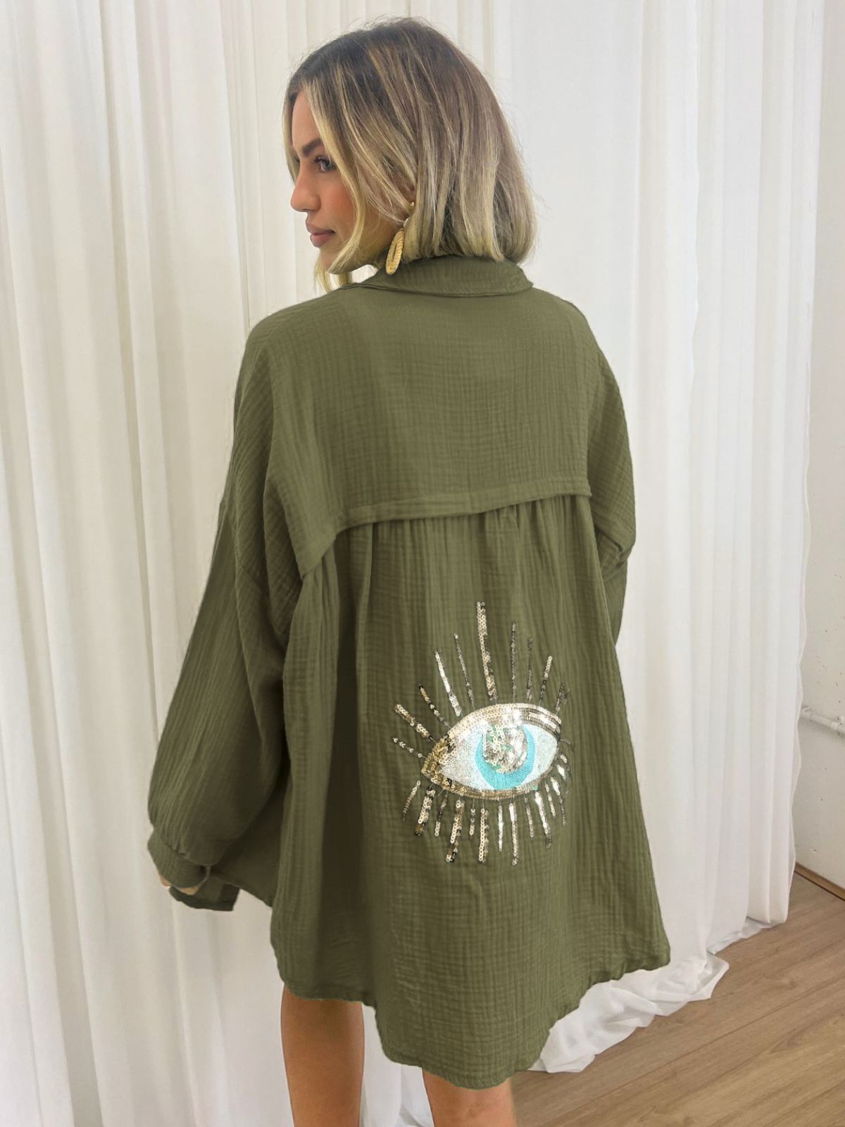 Giada – Kimono Brodat Oversize