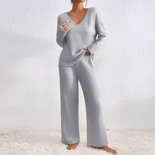 Michele - Set lejer, din tricot, două piese, pentru femei