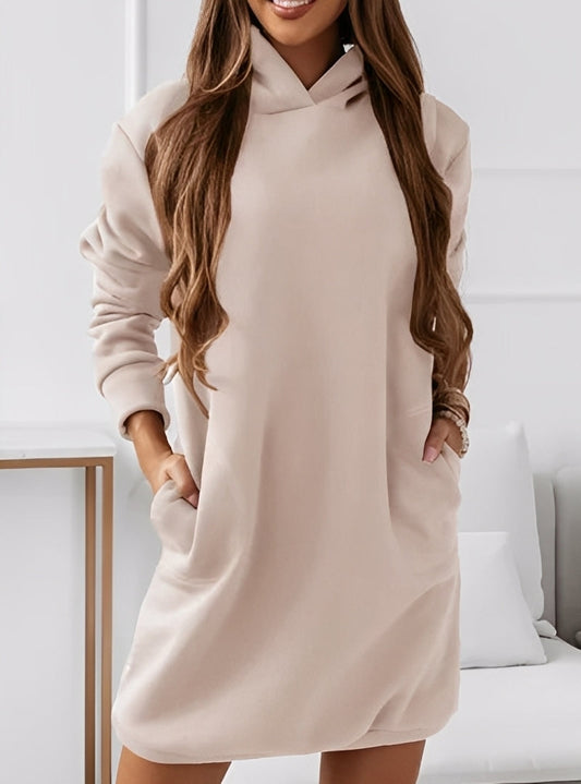 Michaela - Rochie Mini Chic cu Glugă pentru Femei