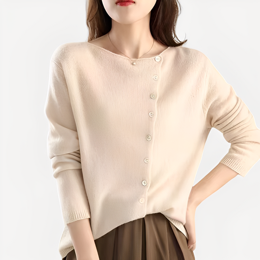 Daria - Cardigan elegant și călduros pentru femei, cu un singur rând
