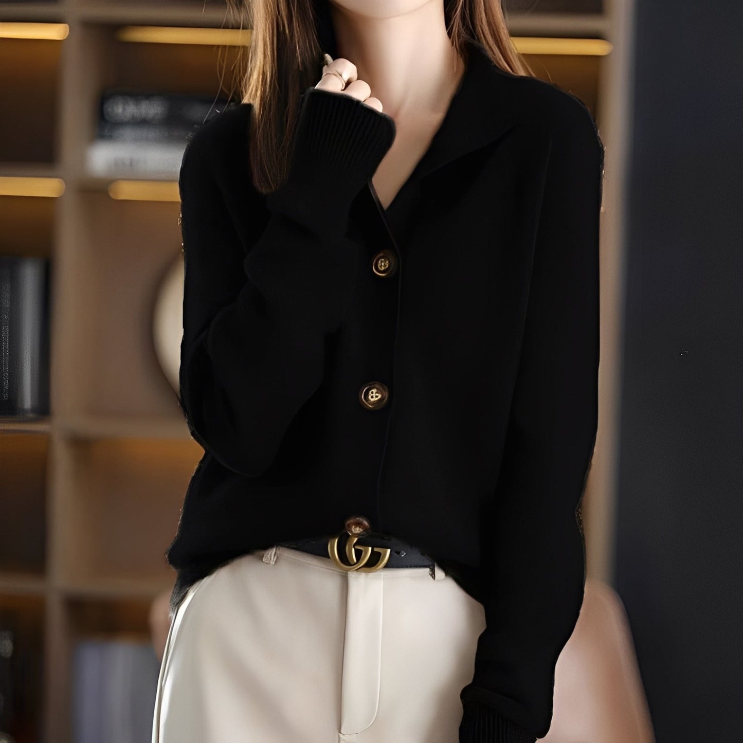 Adalynn - Cardigan elegant și confortabil cu nasturi pentru femei