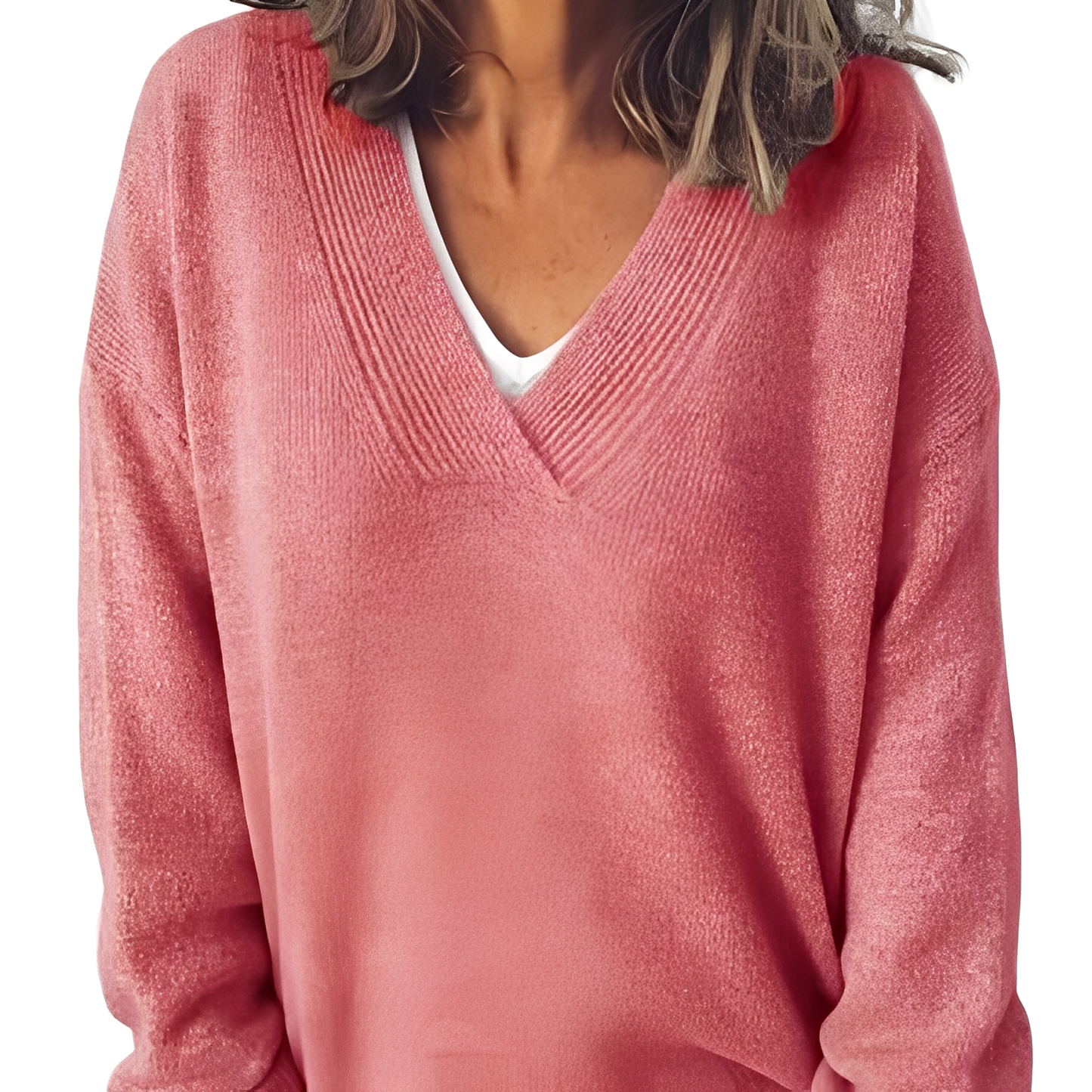 Camryn - Pulover pentru femei, larg și din tricot