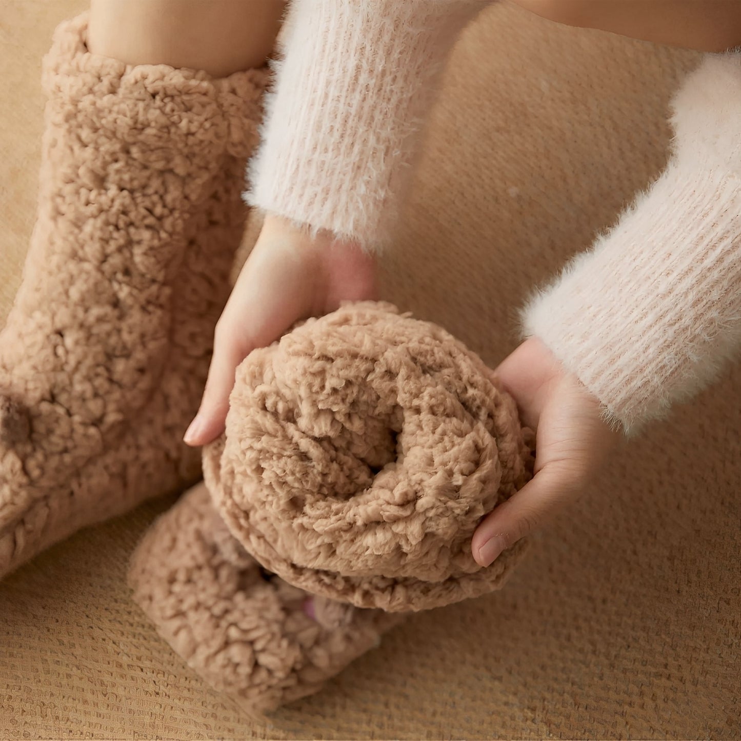 Caelie - Șosete din fleece groase, dulci și elegante pentru femei