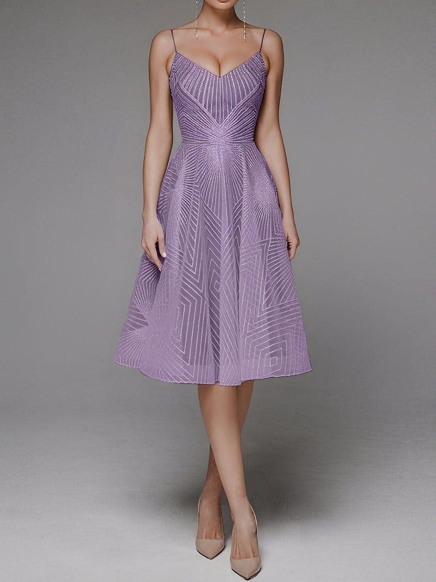 Anabelle - Rochie elegantă, fără mâneci, cu bretele pentru femei