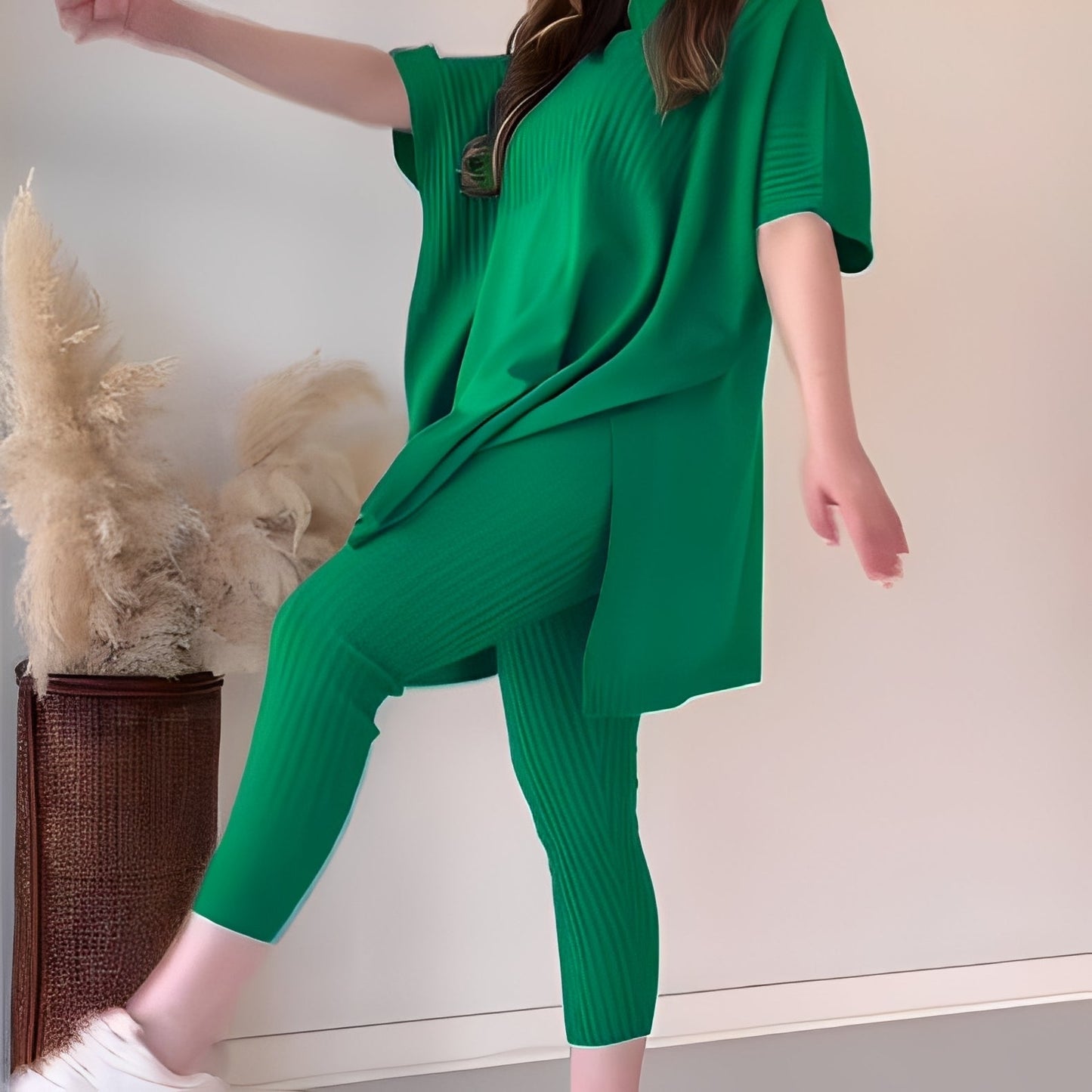 Roxanna - Set confortabil din tricot, din două piese, pentru femei