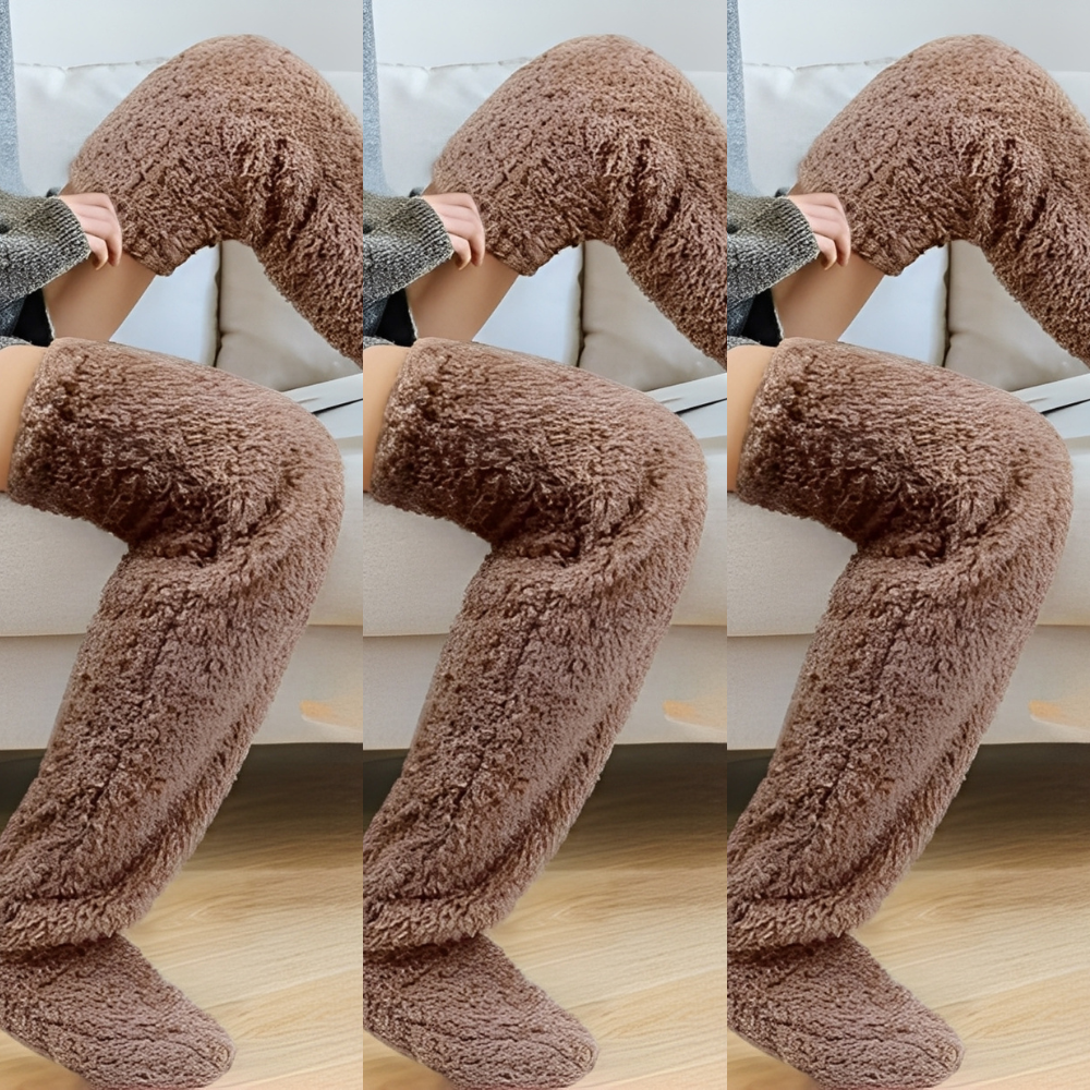 Camellia - Șosete călduroase de iarnă, lungi până la genunchi, pentru femei