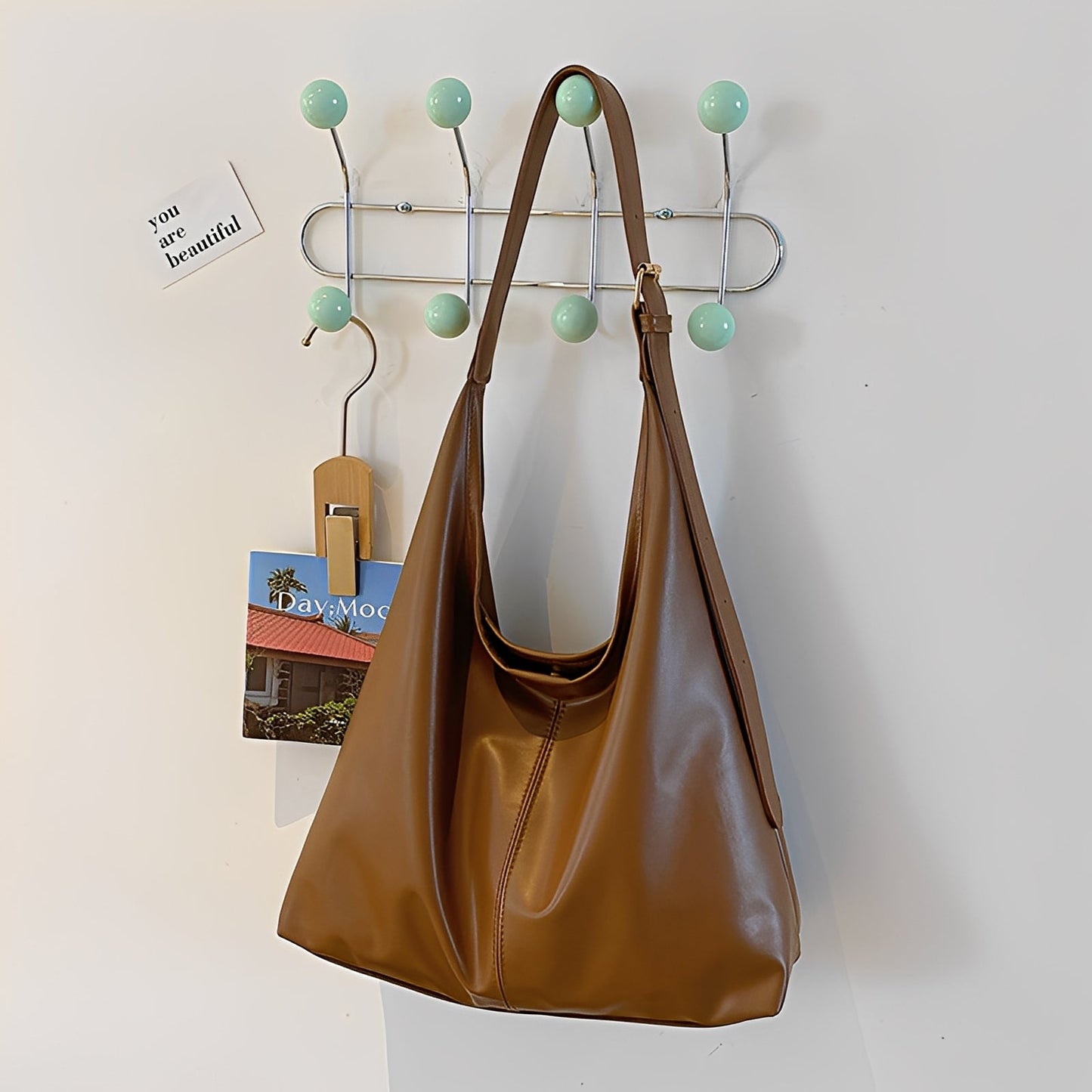 Kathleen - Geantă casual din piele pentru femei