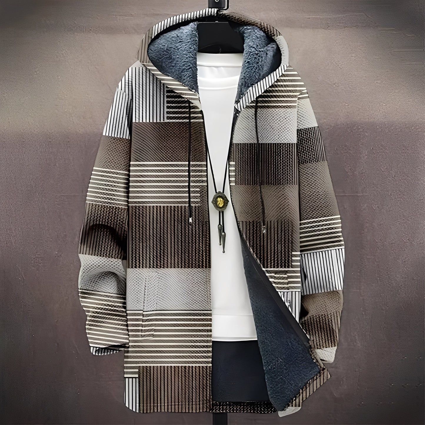 Wiley - Jachetă modernă și versatilă cu imprimeu pentru bărbați