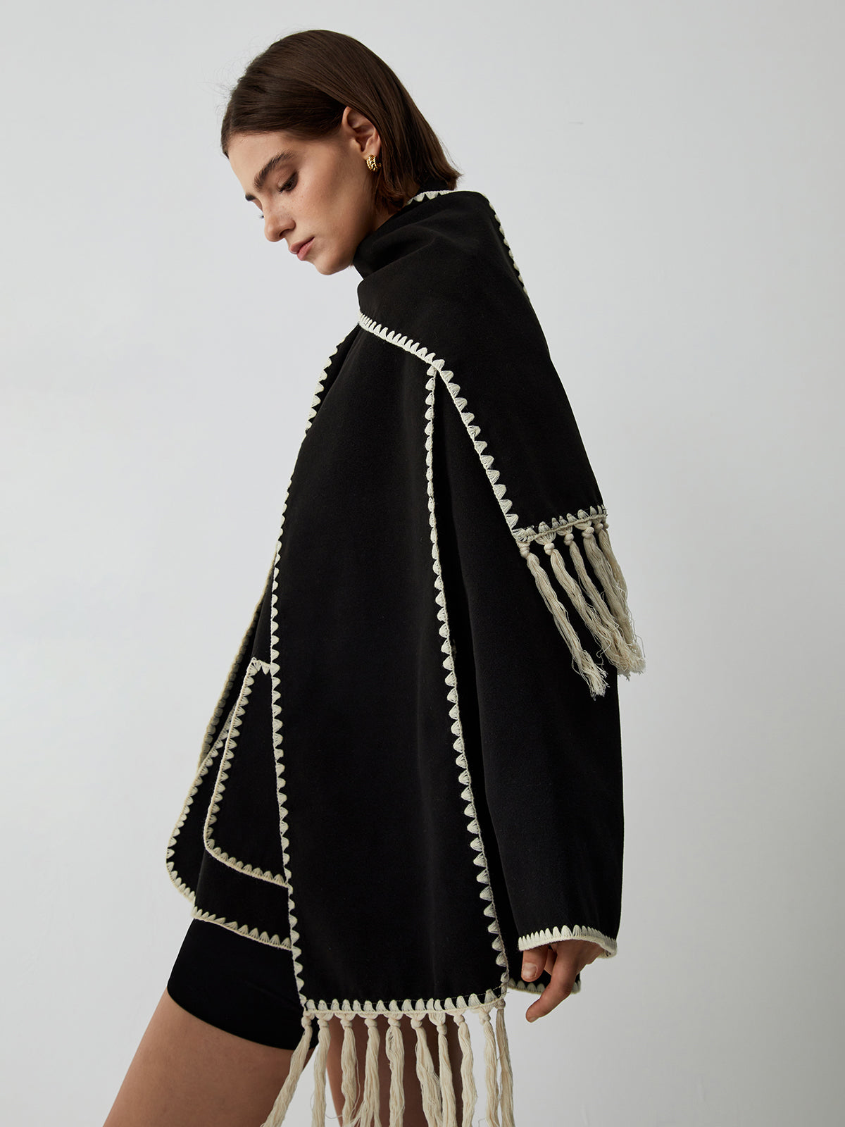 Elodie – Jachetă cu fular