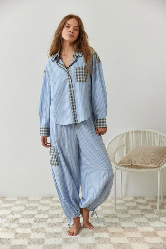 Elena – Set de Pijama din Două Piese