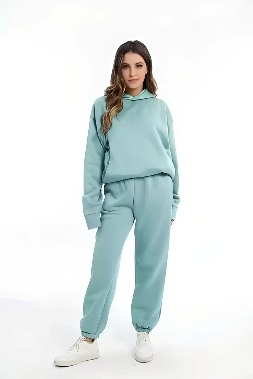 Adelia – Set de hoodie unicolor