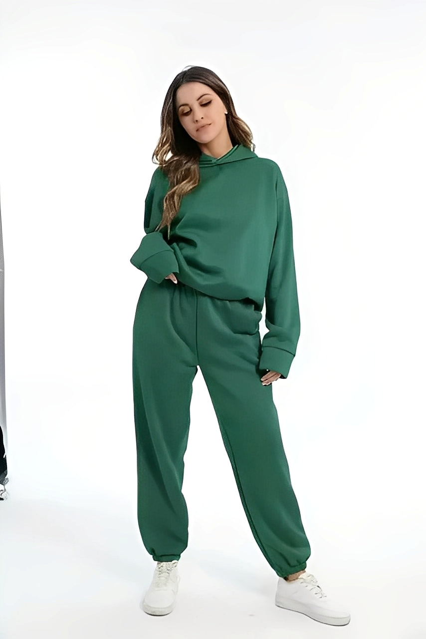 Adelia – Set de hoodie unicolor