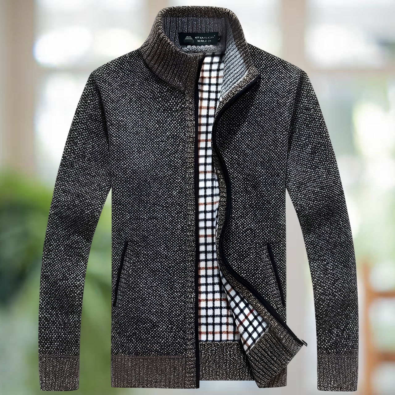 Iker – Jachetă tricotată călduroasă pentru bărbați