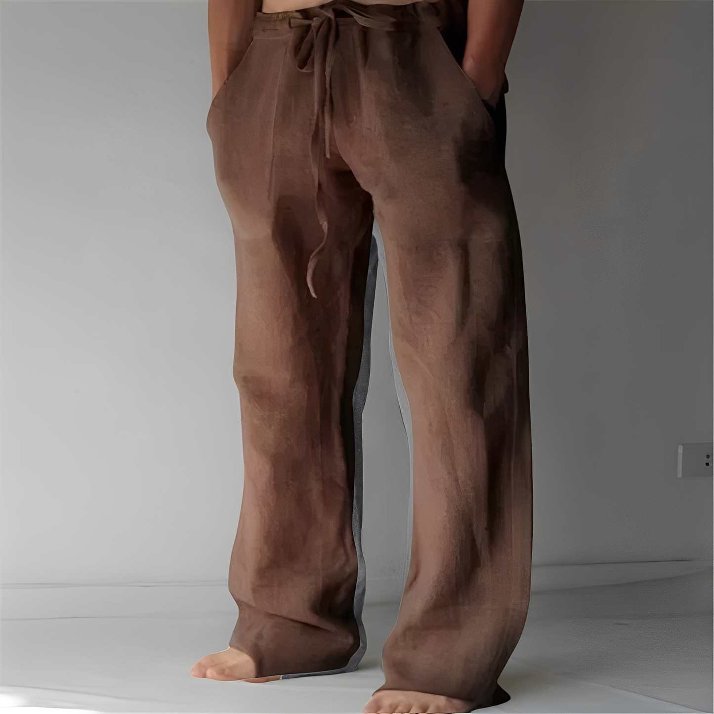 Arthur – Pantalon Baggy din In pentru Bărbați