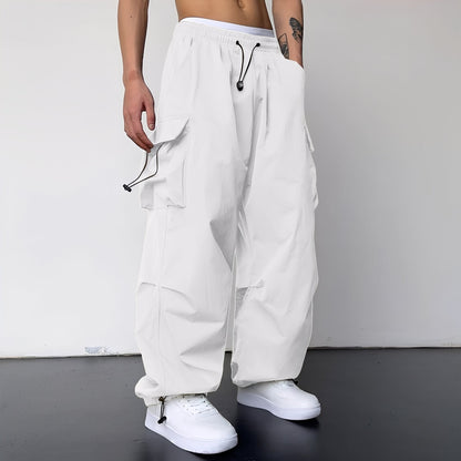 Kaleb - Pantaloni Cargo De Tip Baggy Eleganți pentru Domni