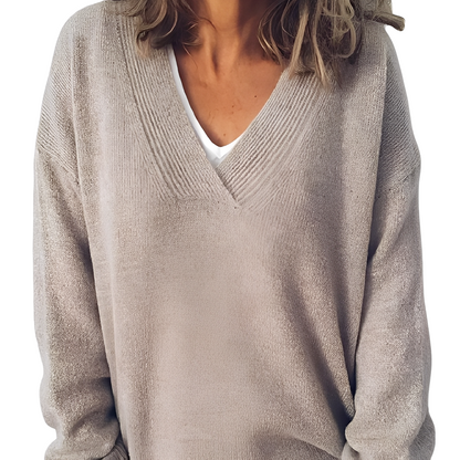 Camryn - Pulover pentru femei, larg și din tricot