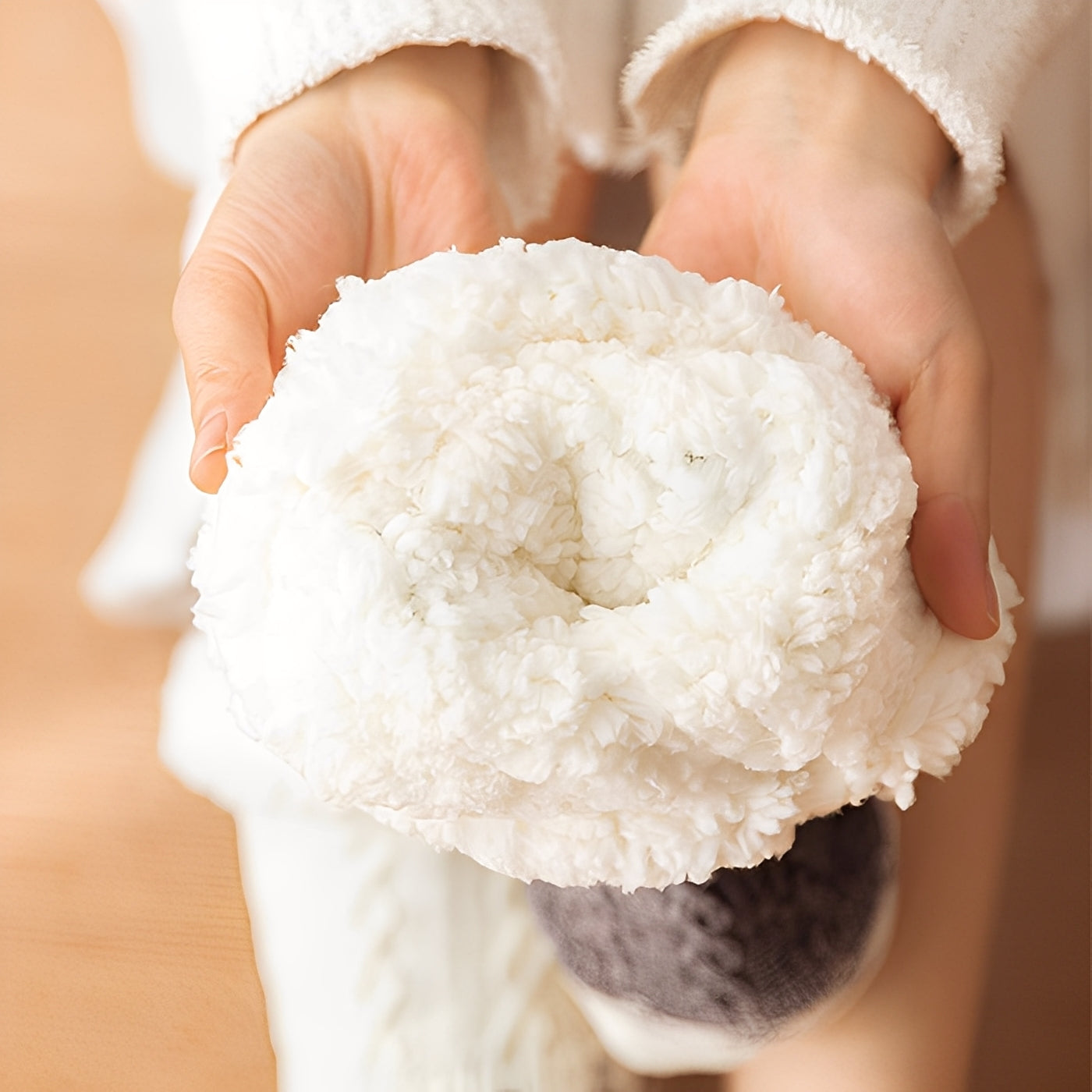 Danika - Șosete elegante tricotate cu model de inimă pentru femei