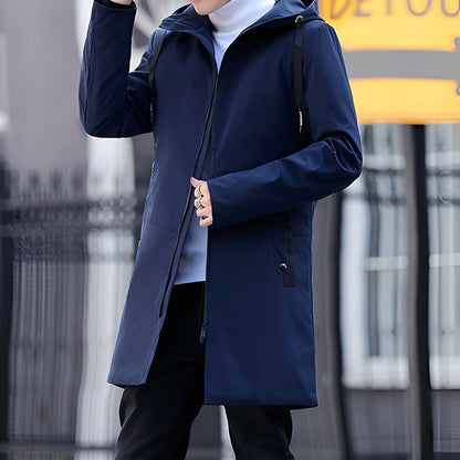 Lucas - Geacă groasă, rezistentă la apă, cu glugă pentru bărbați