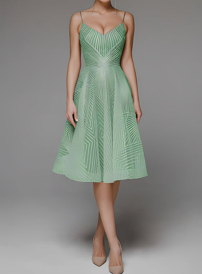 Anabelle - Rochie elegantă, fără mâneci, cu bretele pentru femei