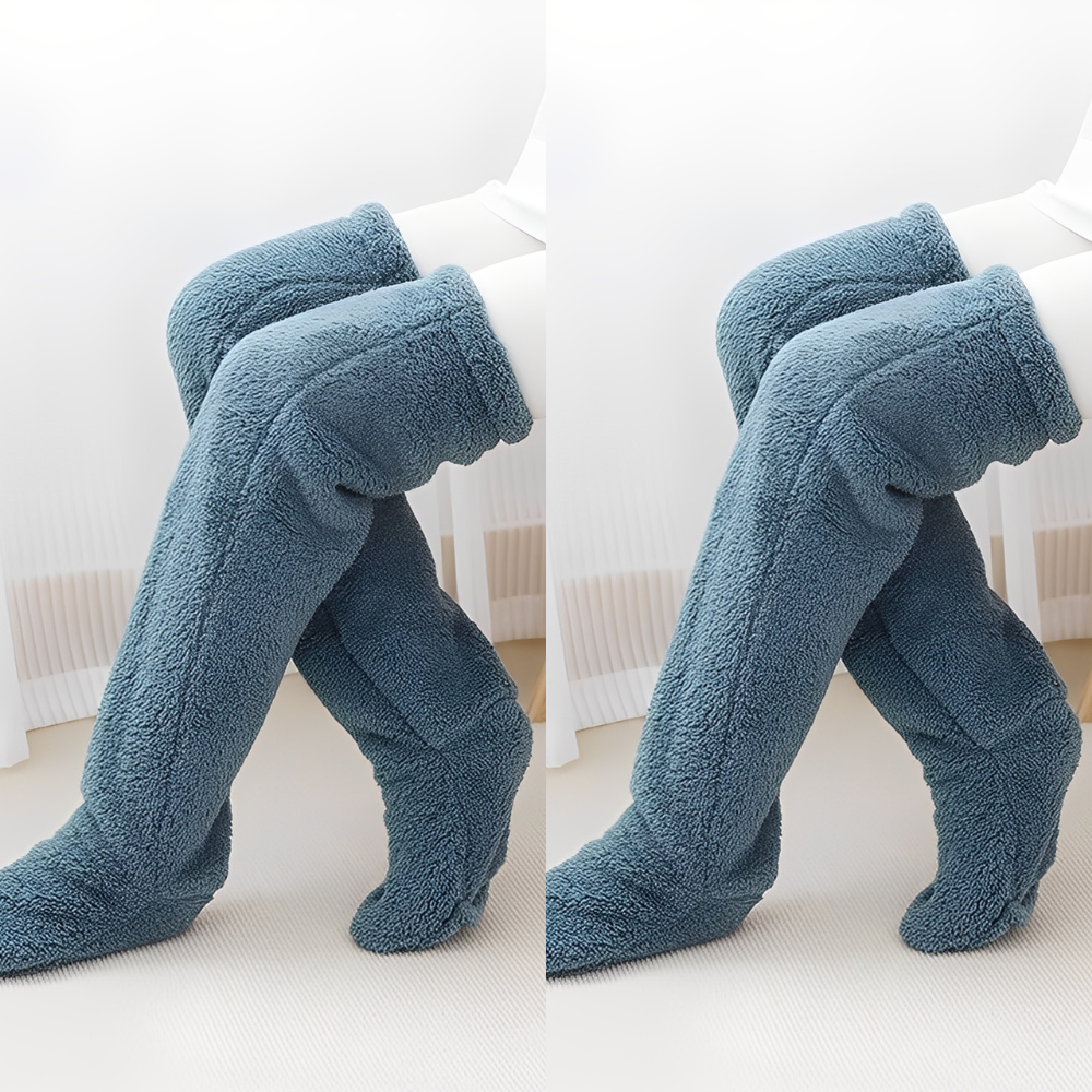 Camellia - Șosete călduroase de iarnă, lungi până la genunchi, pentru femei