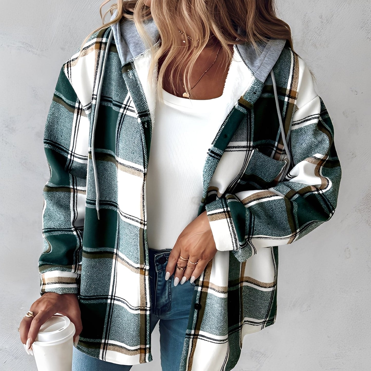 Briana - Jachetă confortabilă și ușoară cu glugă pentru femei