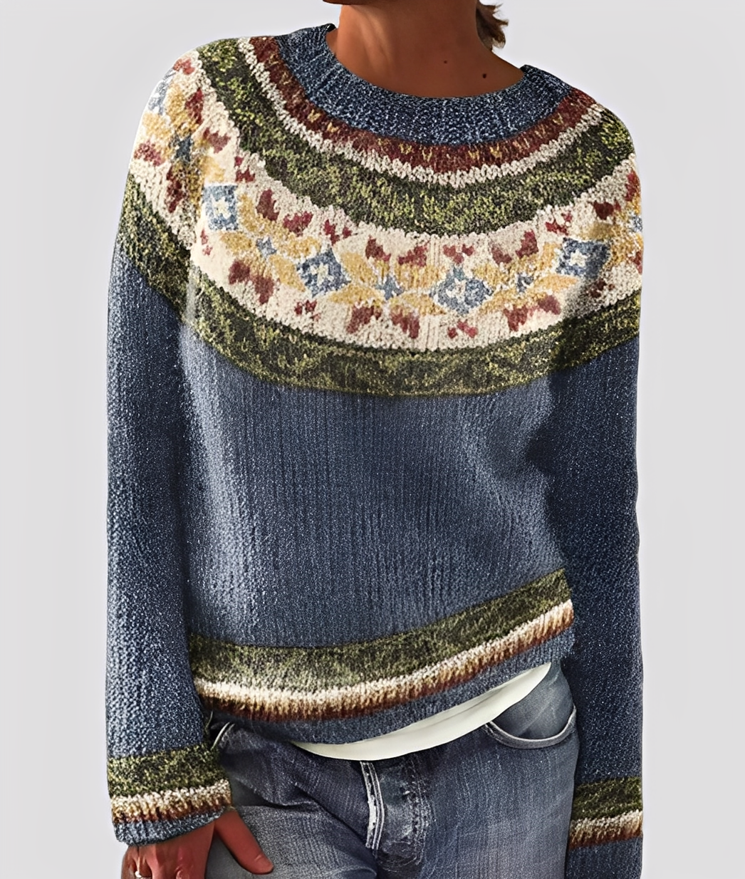 Christal - Pulover elegant și lejer din lână pentru femei