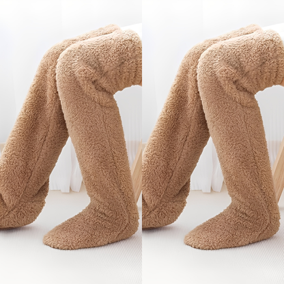 Camellia - Șosete călduroase de iarnă, lungi până la genunchi, pentru femei