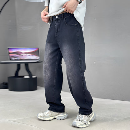 Wendell - Pantaloni de tip jeans eleganți, cu cracii largi, destinați bărbaților