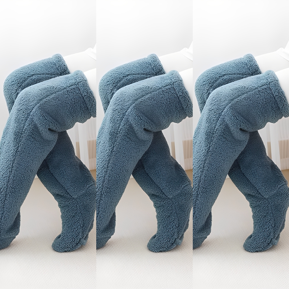 Camellia - Șosete călduroase de iarnă, lungi până la genunchi, pentru femei