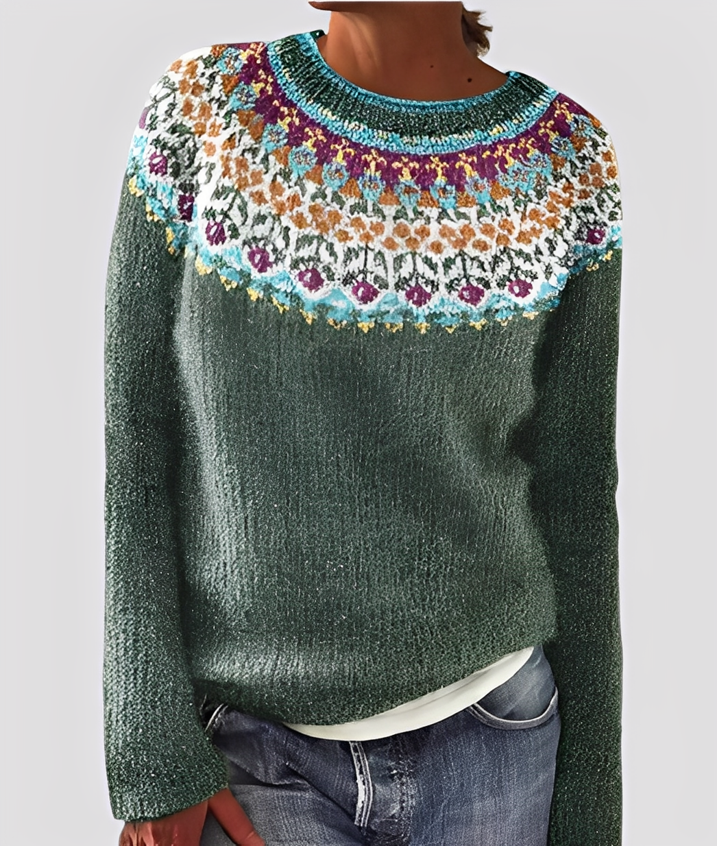 Christal - Pulover elegant și lejer din lână pentru femei