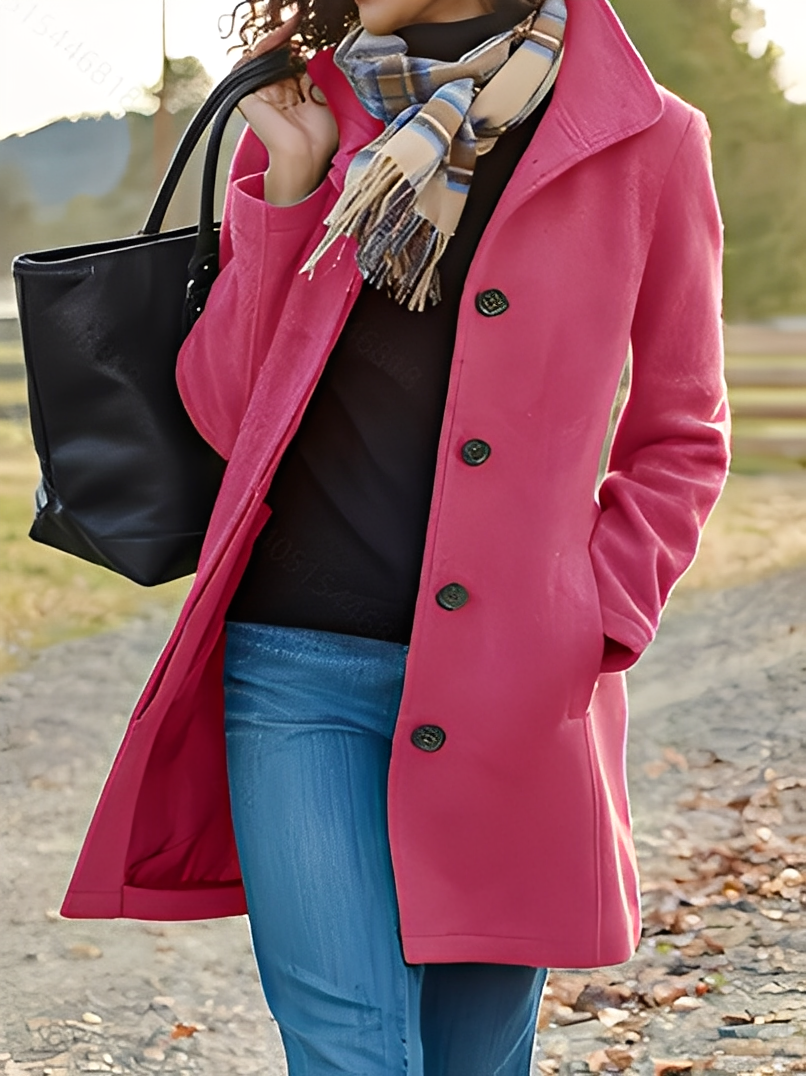 Jaclyn - Pelerină tweed modernă și versatilă pentru femei