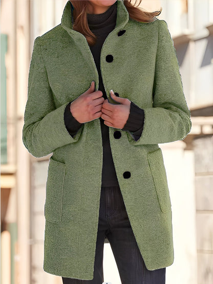 Michele - Pelerină din lână rezistentă la vânt pentru femei