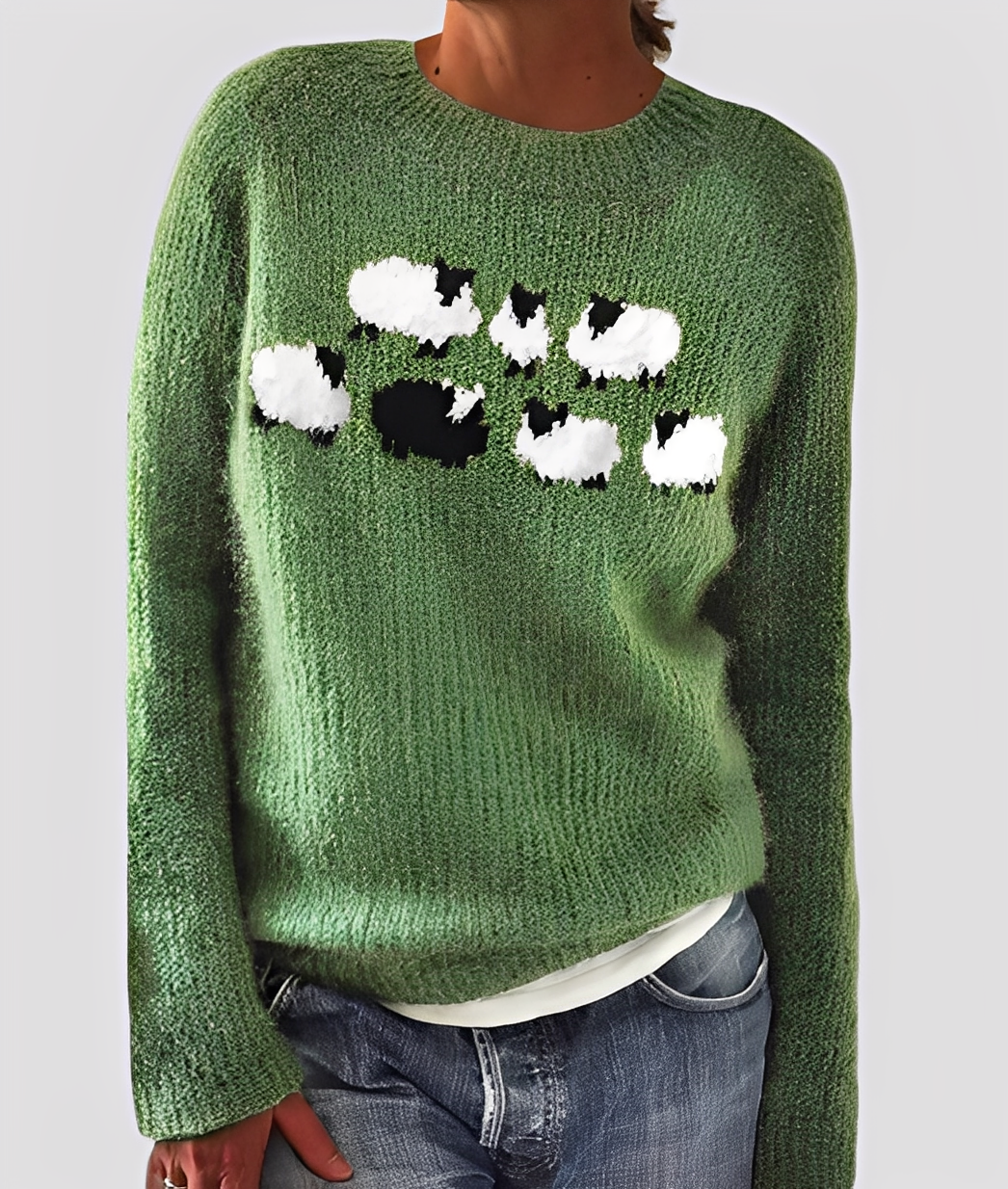 Christal - Pulover elegant și lejer din lână pentru femei