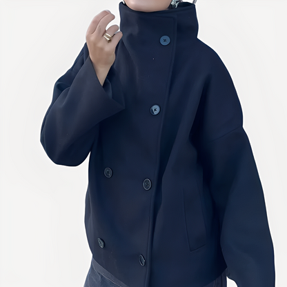 Carolyn - Jachetă elegantă de damă, cu un singur rând de nasturi, din lână