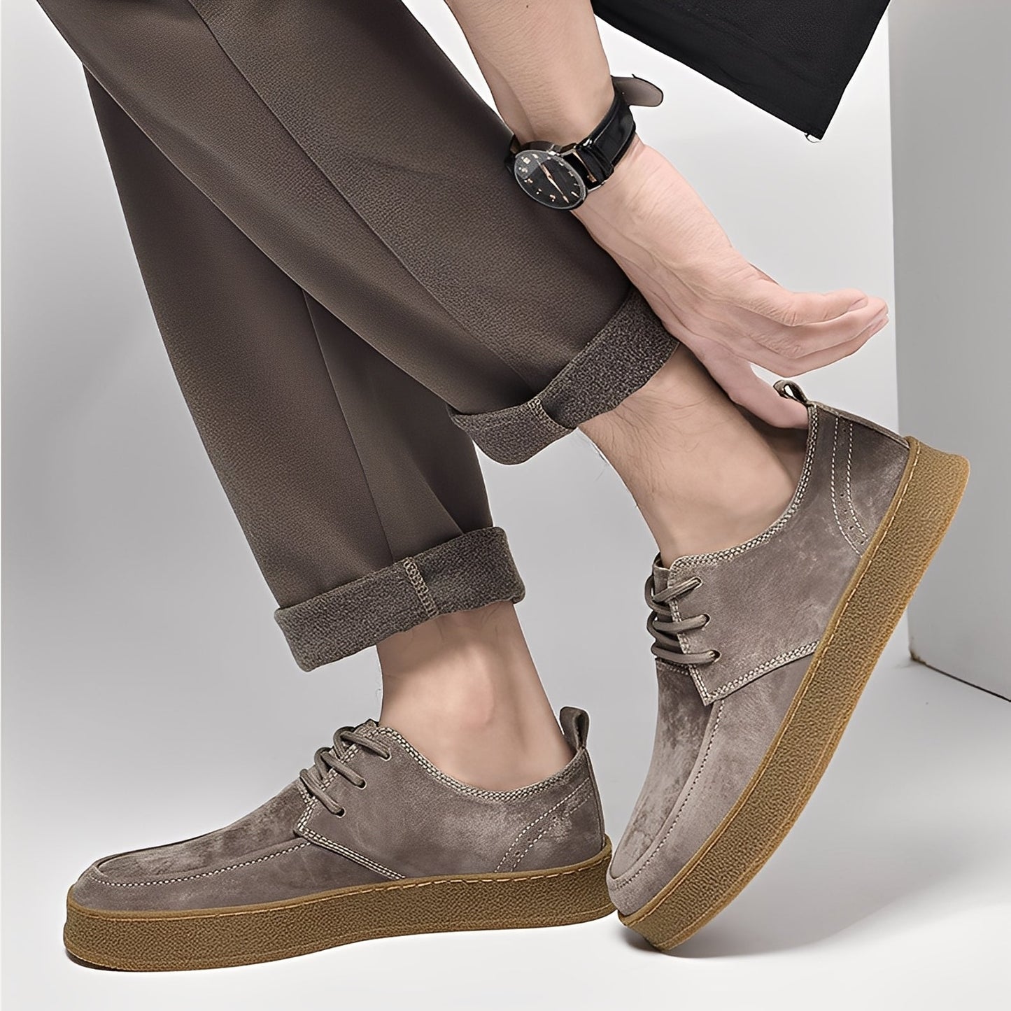 Sylvan - Pantofi eleganți din piele întoarsă pentru bărbați