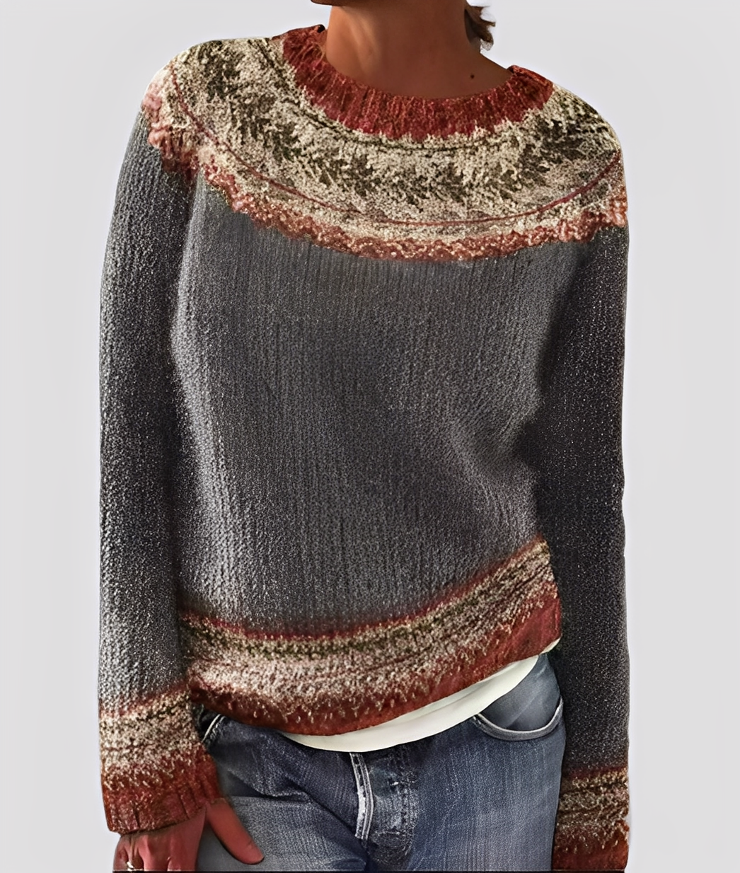 Christal - Pulover elegant și lejer din lână pentru femei