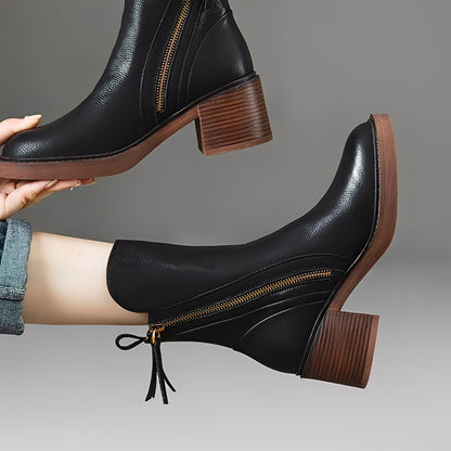 Pamella - Cizme tradiționale de piele pentru femei