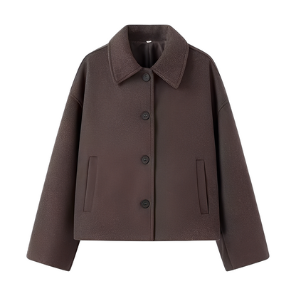 Evaline - Jachetă feminină comodă cu nasturi