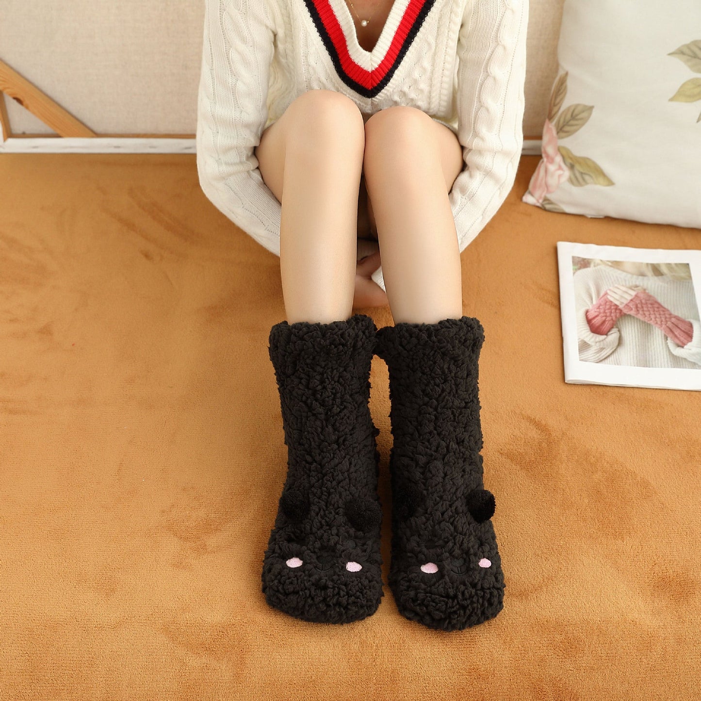 Bethany - Șosete elegante și confortabile de catifea pentru femei