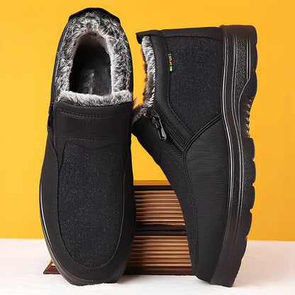 Konnor - Ghete de iarnă elegante pentru bărbați cu căptușeală fleece