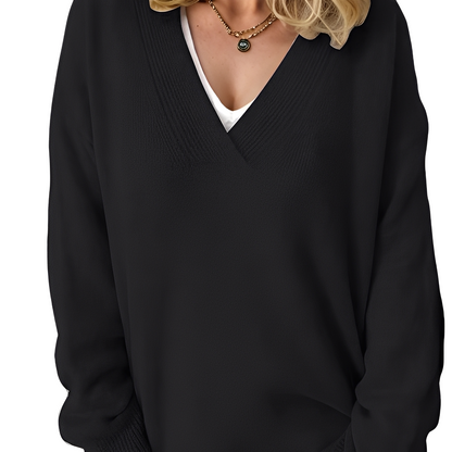 Camryn - Pulover pentru femei, larg și din tricot