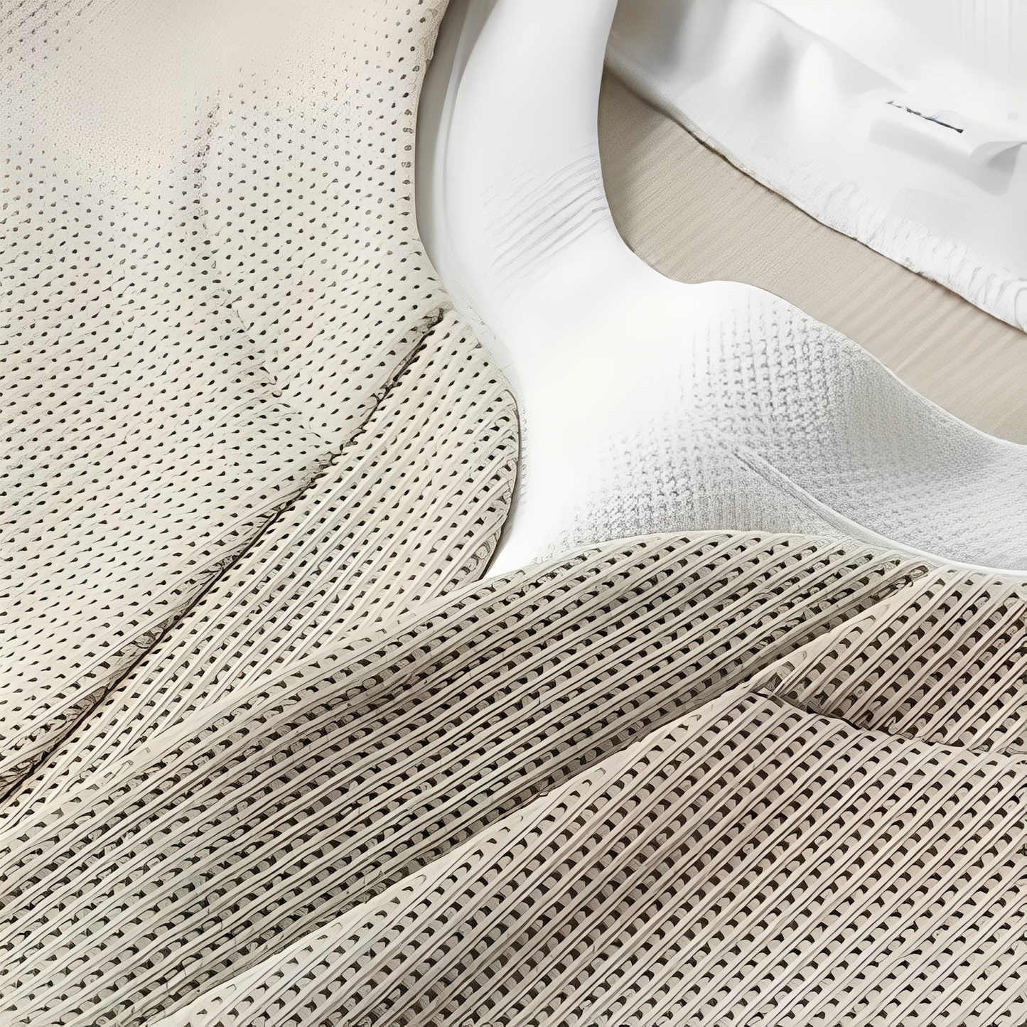 Dayton - Stylový, moderní svetr s vaflovým vzorem pro muže